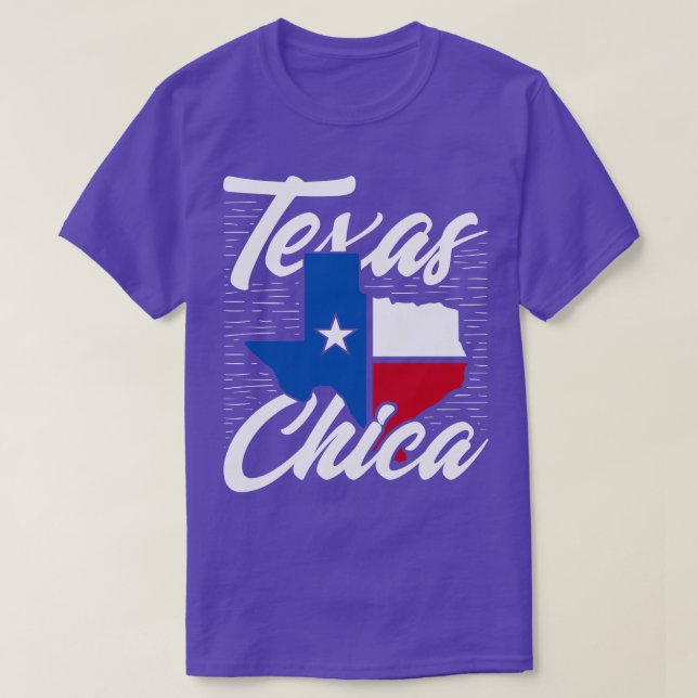 Camiseta Bandera estadounidense de Texas Chica Texan (Diseño del anverso)
