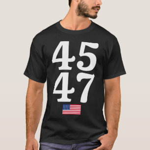 Camiseta Bandera Estadounidense De Trump 2024