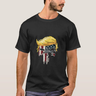 Camiseta Bandera Estadounidense de Trump 2024 Segunda Reele