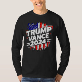 Camiseta Bandera estadounidense de Trump Vance 2024