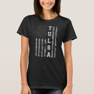 Camiseta Bandera estadounidense de Tulsa Oklahoma