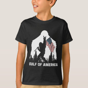 Camiseta Bandera Estadounidense De Vintage Graciosa Del Gol