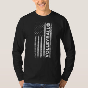 Camiseta Bandera estadounidense de voleibol