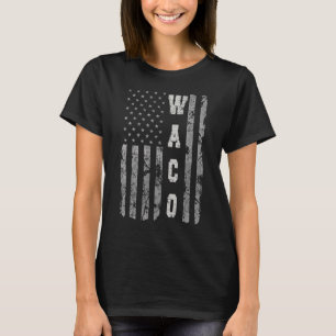Camiseta Bandera estadounidense de Waco Texas