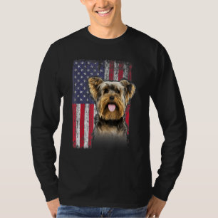 Camiseta Bandera Estadounidense De Yorkshire 4 De Julio