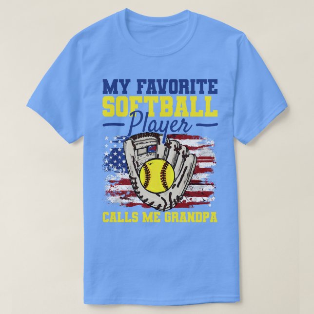 Camiseta Bandera estadounidense del abuelo de los baloncest (Diseño del anverso)