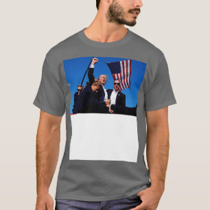 Camiseta Bandera estadounidense del asesinato de Donald