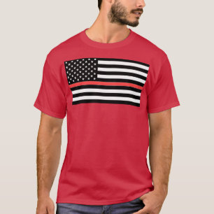 Camiseta Bandera estadounidense del bombero