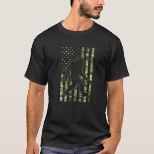 Camiseta Bandera estadounidense del Camuflaje de los Estado