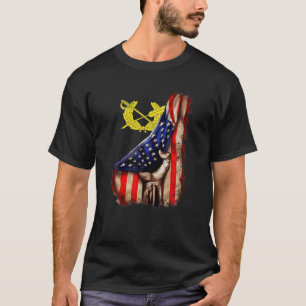 Camiseta Bandera estadounidense del Cuerpo JAG del Ejército