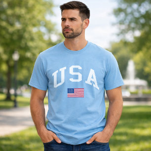 Camiseta Bandera estadounidense del Día de la Independencia