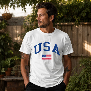 Camiseta Bandera estadounidense del Día de la Independencia