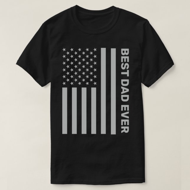 Camiseta Bandera estadounidense del Día del Padre Patriótic (Diseño del anverso)