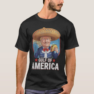Camiseta Bandera Estadounidense Del Golfo Retro De Estados