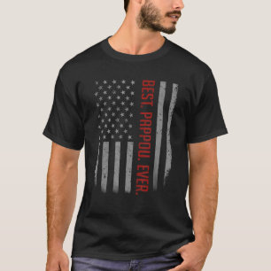 Camiseta Bandera estadounidense del mejor papa para los hom