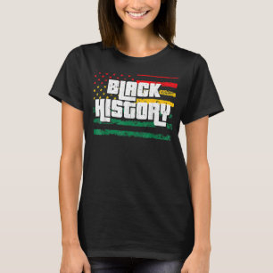 Camiseta Bandera estadounidense del mes de la historia negr