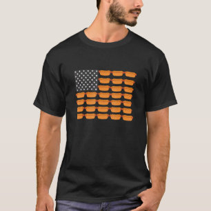 Camiseta Bandera estadounidense del perro caliente