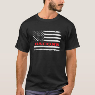 Camiseta Bandera Estadounidense Delaware Bacons Usa Patriot