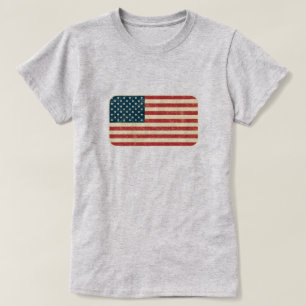Camiseta Bandera estadounidense desaparecida