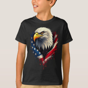 Camiseta Bandera estadounidense Día de la Independencia del