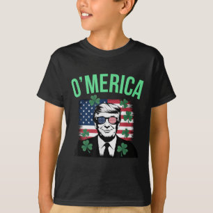 Camiseta Bandera estadounidense divertida de Omerica Donald