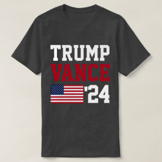 Camiseta Bandera estadounidense Donald Trump JD Vance 2024