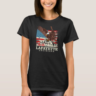 Camiseta Bandera estadounidense Eagle Lafayette Patriotic L