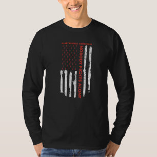 Camiseta Bandera estadounidense en el mes de la lucha contr