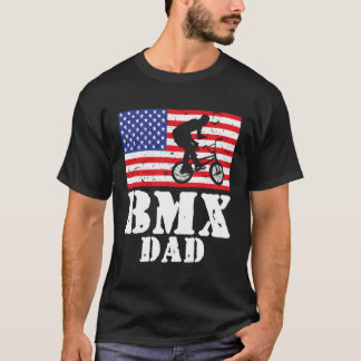 Camiseta Bandera Estadounidense En Problemas Bmx Dad