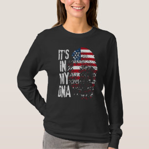 Camiseta Bandera estadounidense está en el patriótico de mi