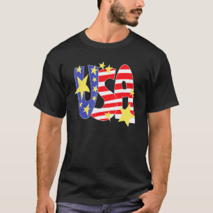 Camiseta Bandera Estadounidense Estados Unidos 4.