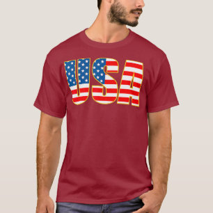 Camiseta Bandera estadounidense Estados Unidos de América