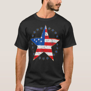 Camiseta Bandera estadounidense Estados Unidos de América _
