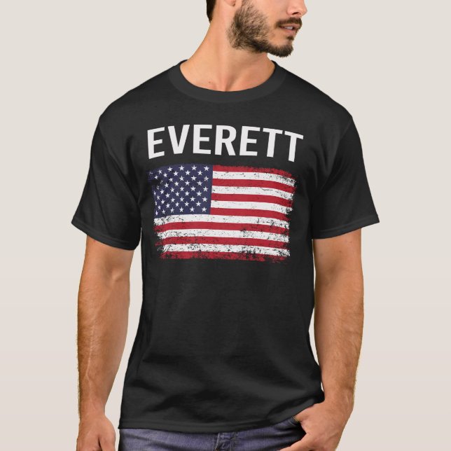 Camiseta Bandera estadounidense Everett (Anverso)