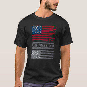 Camiseta Bandera estadounidense gay patrias a Estados Unido