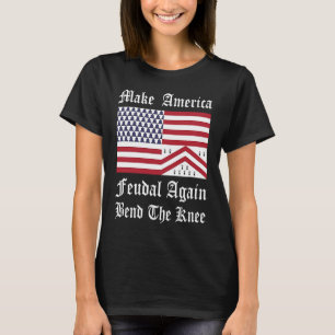 Camiseta Bandera estadounidense heráldica del Azul Blanco R