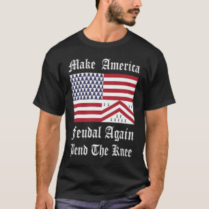 Camiseta Bandera estadounidense heráldica del Azul Blanco R