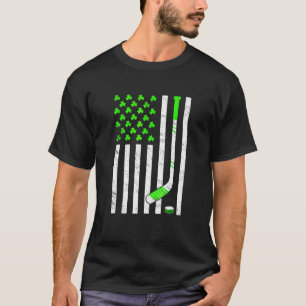 Camiseta Bandera estadounidense Hockey sobre césped irlandé