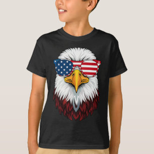 Camiseta Bandera estadounidense Hombres Camisas de Águila P