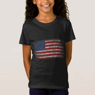 Camiseta Bandera estadounidense Hombres Mujeres 4 de julio