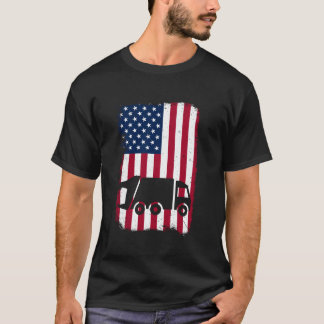 Camiseta Bandera estadounidense Hombres patrióticos Mujeres
