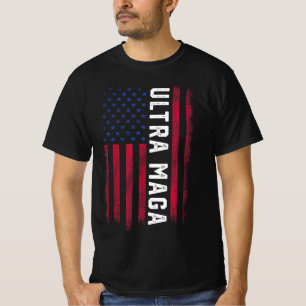 Camiseta Bandera estadounidense Joe Biden Ultra Maga Ultra