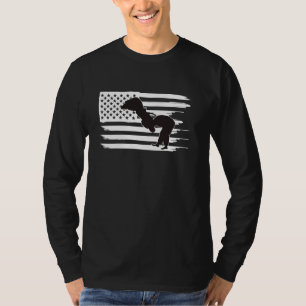 Camiseta Bandera estadounidense Judo