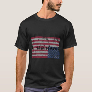 Camiseta Bandera Estadounidense La Resistencia Se Opone A E