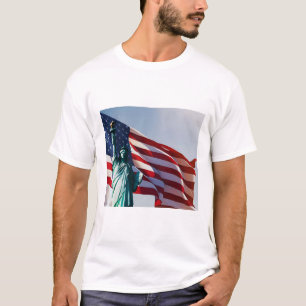 Camiseta Bandera estadounidense Lady Liberty