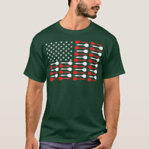 Camiseta Bandera estadounidense le da la vuelta al regalo d