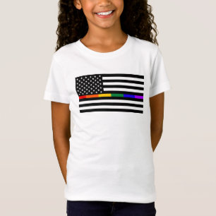 Camiseta Bandera estadounidense LGBTQ
