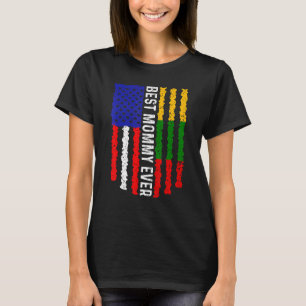 Camiseta Bandera estadounidense Lituania Bandera Mejor Madr