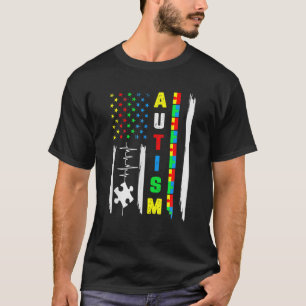Camiseta Bandera estadounidense lucha contra el enigma de l