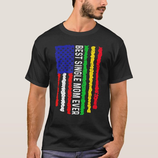Camiseta Bandera estadounidense, Mali, bandera de la mejor  (Anverso)